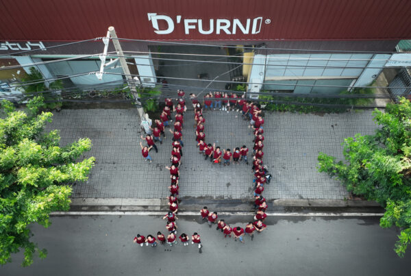 Nhân sự D’FURNI xếp thành số 19 tuổi