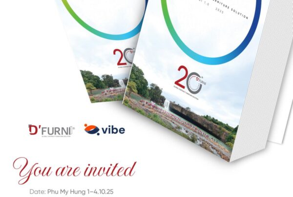 Thư mời tham dự Triển lãm VIBE 2025 - Thư viện ngành nội thất công trình 1 vibe 2025 invitation